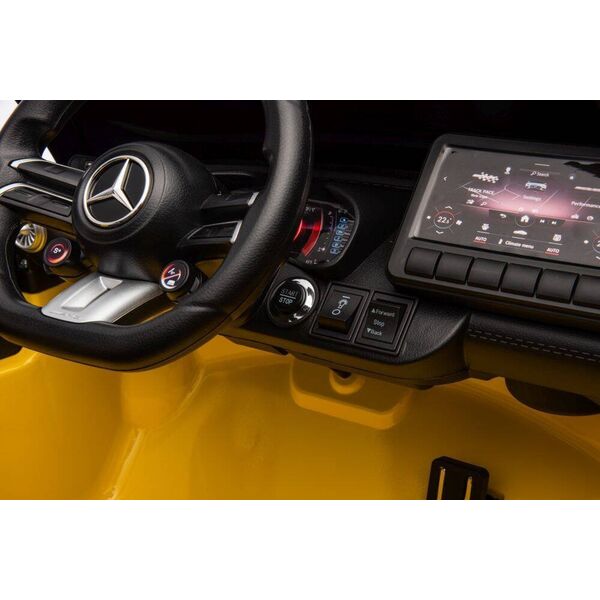 Lean Cars Auto Na Akumulator Mercedes AMG SL63 Żółty Lakierowany 13828419 5905884454855