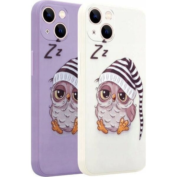 Maxximus MX OWL SLEEPY IPHONE 13 PRO BEIGE / BEŻOWY 13839197 5901313075639