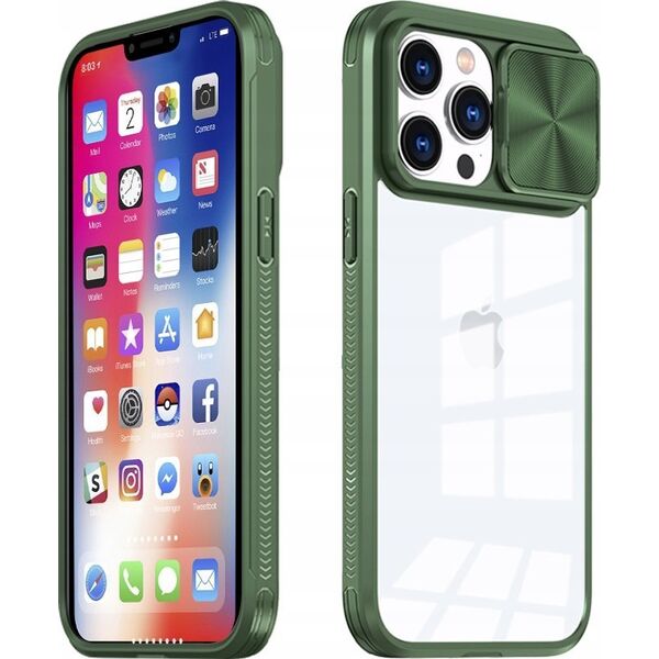 Maxximus MX CAMSLIDER IPHONE 12 / 12 PRO (6.1) GREEN / ZIELONY 13839203 5901313078128
