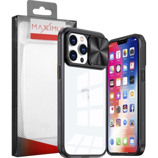 Maxximus MX CAMSLIDER IPHONE 11 PRO (5.8) BLACK / CZARNY 13839204 5901313078081