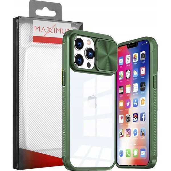 Maxximus MX CAMSLIDER IPHONE 14 (6.1) GREEN / ZIELONY 13839207 5901313078210