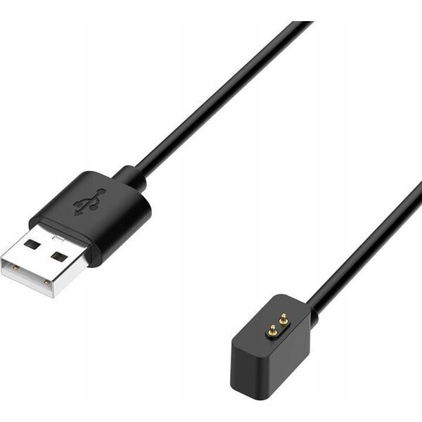 Ładowarka OEM Ładowarka USB Mi Band / Smart Band 7 Pro BLACK / CZARNY, 55cm 13839233 5901313561026
