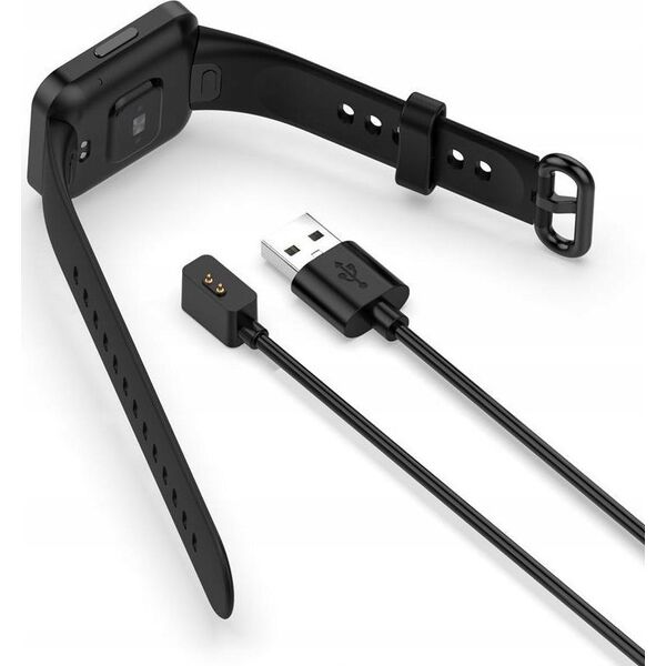 Ładowarka OEM Ładowarka USB Mi Band / Smart Band 7 Pro BLACK / CZARNY, 55cm 13839233 5901313561026