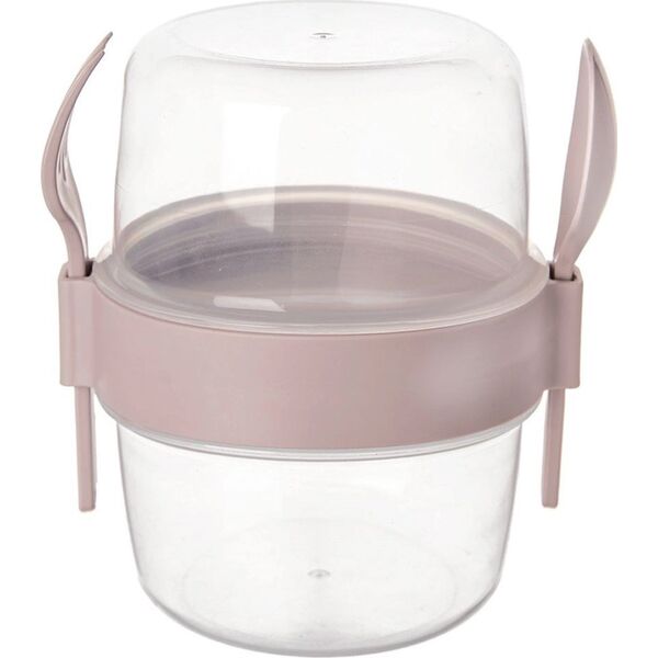 Orion Pojemnik kubek na jogurt z łyżeczką lunchbox 370 ml 13840212 8680398794525