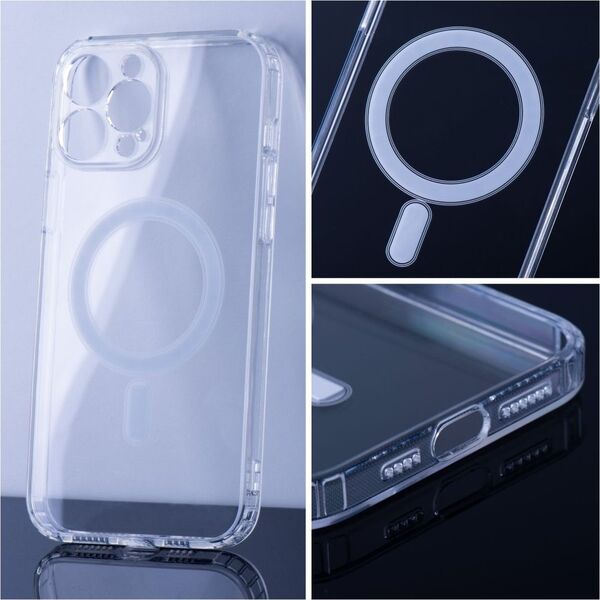 OEM Futerał CLEAR MAG COVER z ochroną aparatu kompatybilny z MagSafe do IPHONE 12 Pro transparentny 13843610 5903396156762