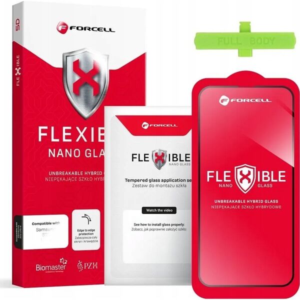 ForCell Forcell Flexible 5D - szkło hybrydowe do iPhone 13 Pro Max/14 Plus czarny 13843628 5903396158063