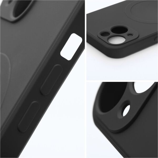 OEM Futerał SILICONE MAG COVER kompatybilny z MagSafe do IPHONE 13 Pro czarny 13843664 5903396162343