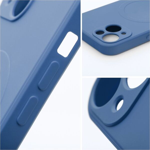 OEM Futerał SILICONE MAG COVER kompatybilny z MagSafe do IPHONE 12 Mini niebieski 13843672 5903396162435