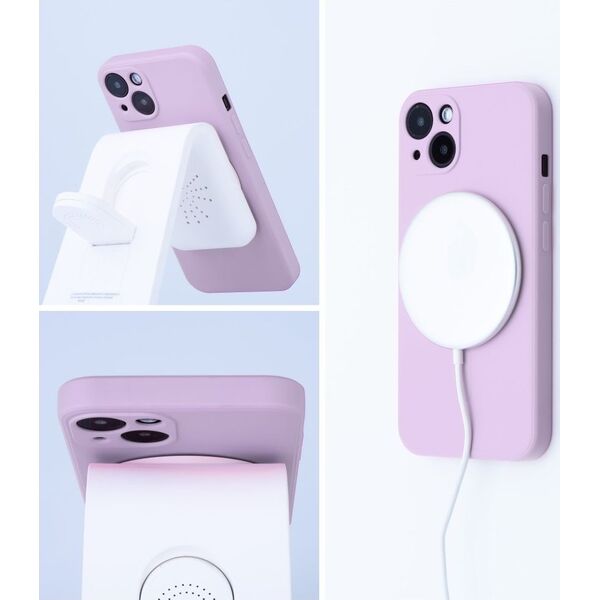 OEM Futerał SILICONE MAG COVER kompatybilny z MagSafe do IPHONE 11 różowy 13843692 5903396162978
