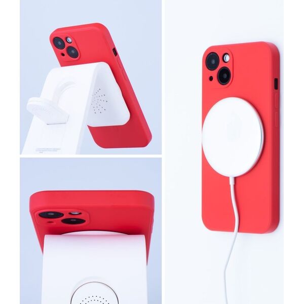 OEM Futerał SILICONE MAG COVER kompatybilny z MagSafe do IPHONE 7 / 8 / SE 2020 / SE 2022 czerwony 13843735 5903396170775