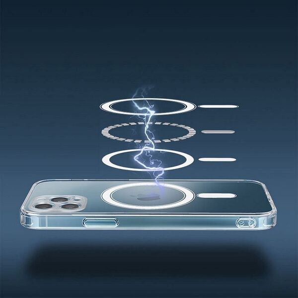 OEM Futerał CLEAR MAG COVER kompatybilny z MagSafe do IPHONE 12 Pro transparentny 13843747 5903396171222