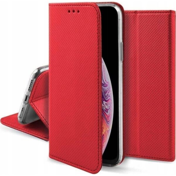 OEM Kabura SMART CASE Book do MOTOROLA E22 / E22i czerwony 13843869 5903396181306