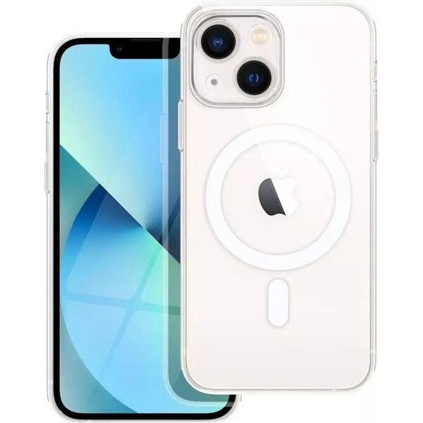 OEM Futerał CLEAR MAG COVER z ochroną aparatu kompatybilny z MagSafe do IPHONE 14 transparentny 13843901 5903396185618
