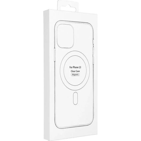 OEM Futerał CLEAR MAG COVER z ochroną aparatu kompatybilny z MagSafe do IPHONE 14 transparentny 13843901 5903396185618
