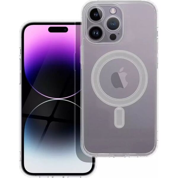 OEM Futerał CLEAR MAG COVER z ochroną aparatu kompatybilny z MagSafe do IPHONE 14 Pro Max transparentny 13843903 5903396185625