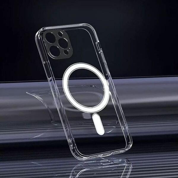 OEM Futerał CLEAR MAG COVER z ochroną aparatu kompatybilny z MagSafe do IPHONE 14 Pro Max transparentny 13843903 5903396185625