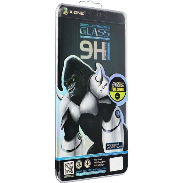 X-One Szkło hartowane X-ONE 3D Full Cover - do Samsung Galaxy S23 Plus (case friendly) - działający czytnik 13843935 5903396191596