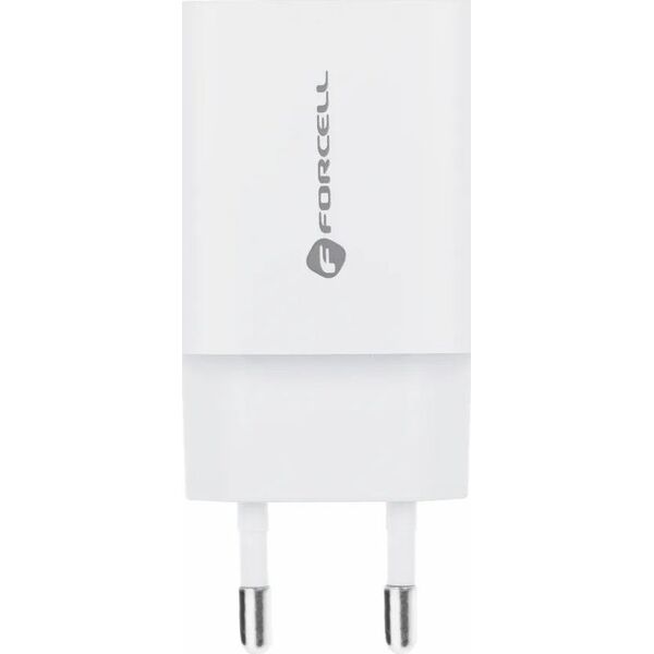 Ładowarka ForCell FORCELL F-ENERGY TFK-TC-30WPD ładowarka sieciowa Typ C + USB A PD QC4.0 3A 30W biała 13844053 5903396198052