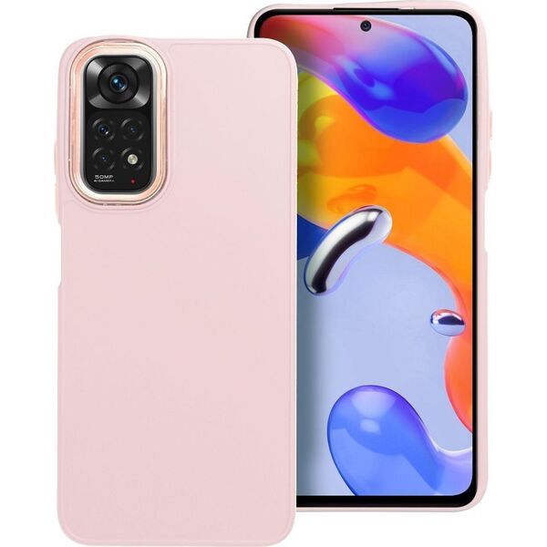 OEM Futerał FRAME do XIAOMI Redmi Note 11 / 11S pudrowy róż 13844066 5903396198571