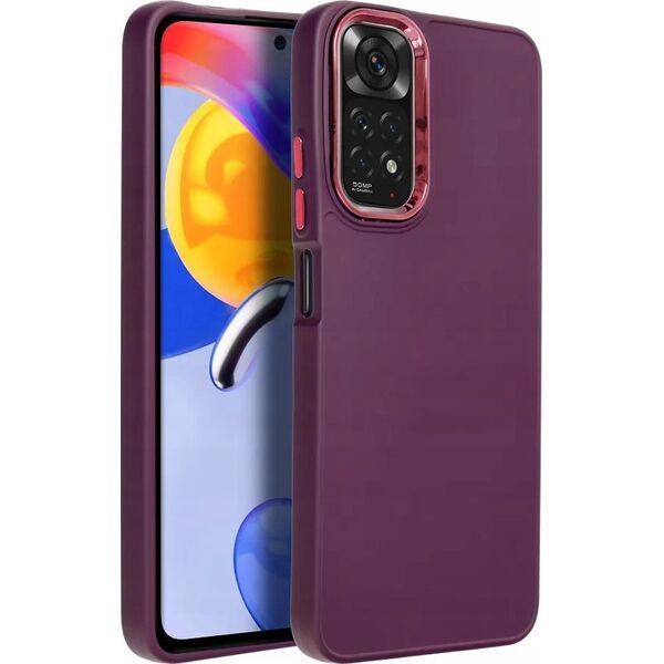 OEM Futerał FRAME do XIAOMI Redmi Note 11 / 11S fioletowy 13844067 5903396198595