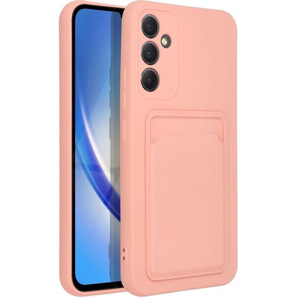 OEM Futerał CARD CASE do SAMSUNG A34 5G różowy 13844098 5903396200526
