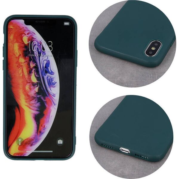 OEM Futerał MATT do XIAOMI Redmi 12C ciemnozielony 13844129 5903396201615
