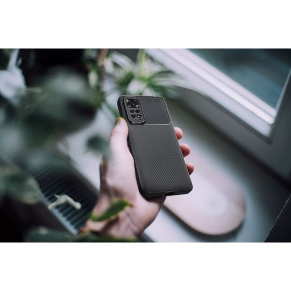 OEM Futerał CARBON PREMIUM do XIAOMI Redmi 12C czarny 13844199 5903396207495