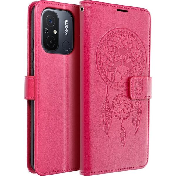 OEM Kabura MEZZO Book do XIAOMI Redmi 12C łapacz snów magenta 13844221 5903396209765