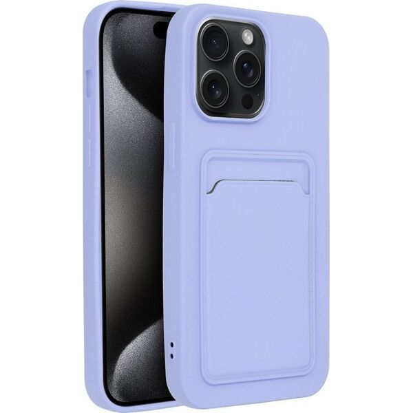 OEM Futerał CARD CASE do IPHONE 15 Pro Max fioletowy 13844282 5903396211898