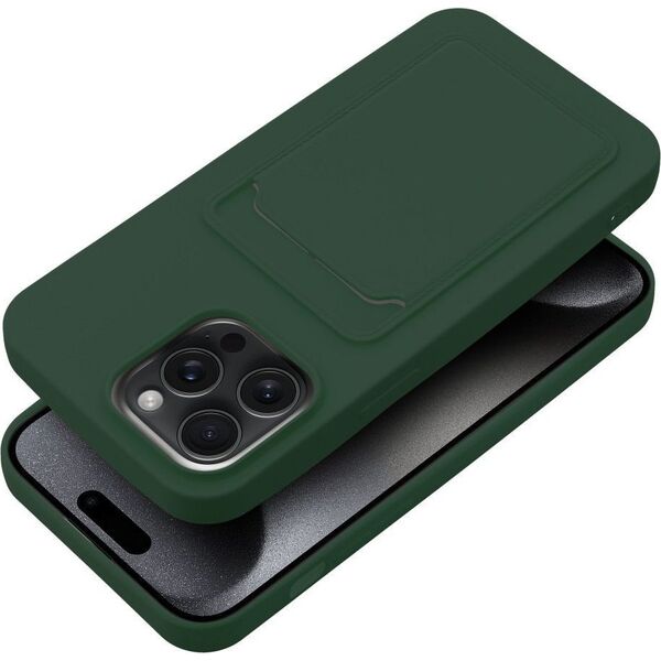OEM Futerał CARD CASE do IPHONE 15 Pro Max zielony 13844283 5903396211928