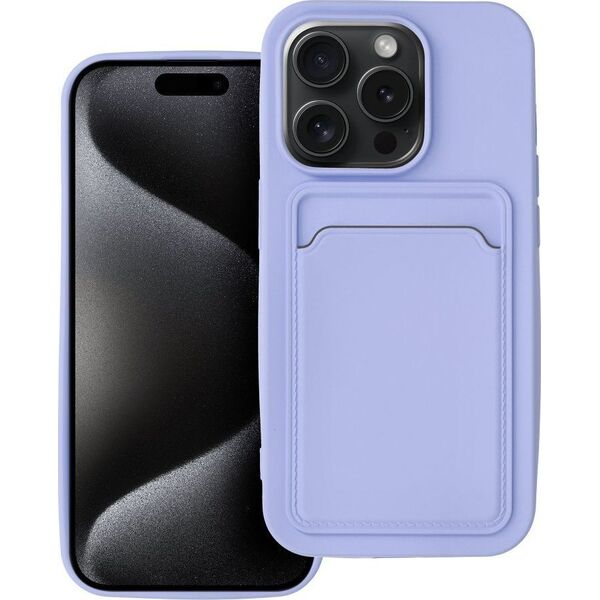 OEM Futerał CARD CASE do IPHONE 15 Pro fioletowy 13844292 5903396211881