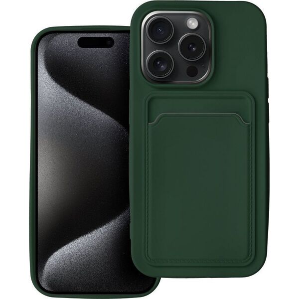 OEM Futerał CARD CASE do IPHONE 15 Pro zielony 13844294 5903396211911