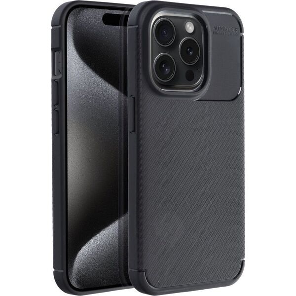 OEM Futerał CARBON PREMIUM do IPHONE 15 Pro czarny 13844297 5903396212086