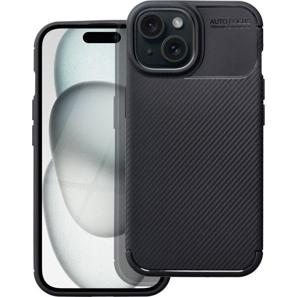 OEM Futerał CARBON PREMIUM do IPHONE 15 czarny 13844307 5903396212079