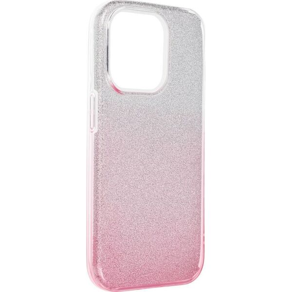 OEM Futerał SHINING do IPHONE 15 Pro transparentny różowy 13844338 5903396212833