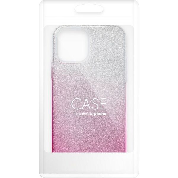 OEM Futerał SHINING do IPHONE 15 Pro transparentny różowy 13844338 5903396212833