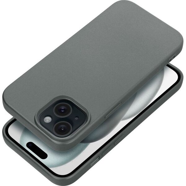 OEM Futerał METALLIC do IPHONE 15 szary 13844352 5903396213229