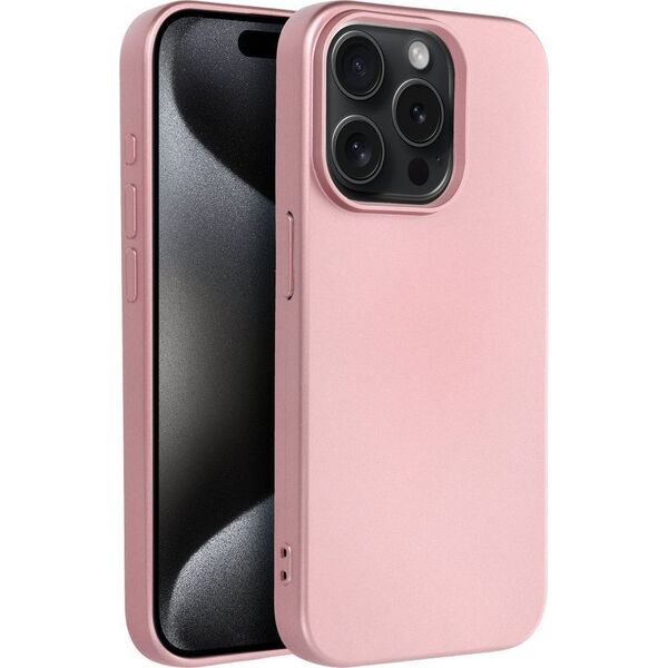 OEM Futerał METALLIC do IPHONE 15 Pro różowy 13844357 5903396213267