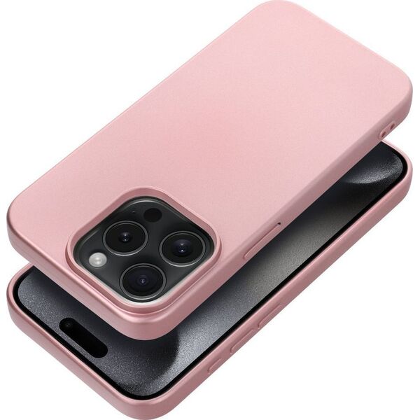 OEM Futerał METALLIC do IPHONE 15 Pro różowy 13844357 5903396213267