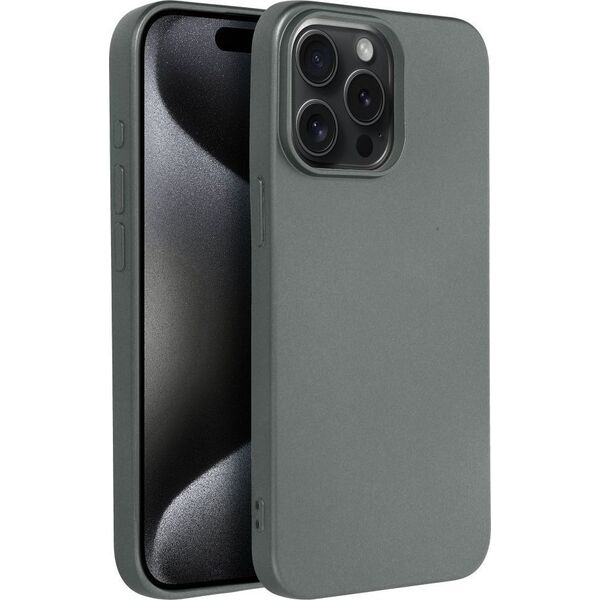 OEM Futerał METALLIC do IPHONE 15 Pro Max szary 13844360 5903396213281