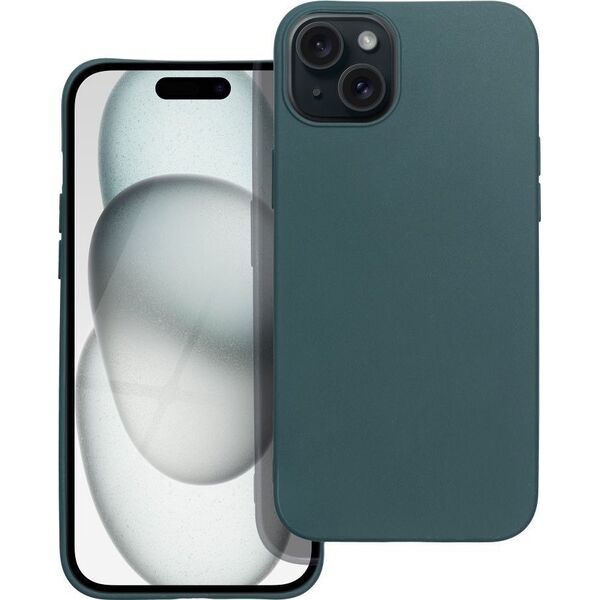 OEM Futerał MATT do IPHONE 15 Plus ciemnozielony 13844362 5903396213205