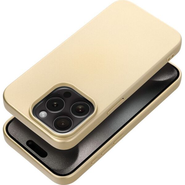 OEM Futerał METALLIC do IPHONE 15 Pro złoty 13844366 5903396213274