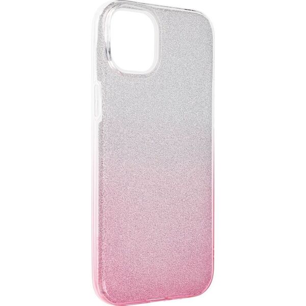 OEM Futerał SHINING do IPHONE 15 Plus transparentny różowy 13844368 5903396213823
