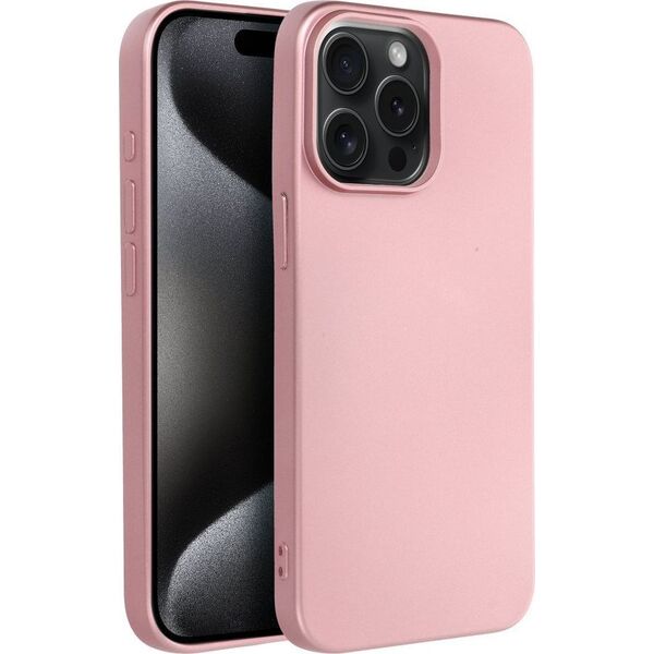 OEM Futerał METALLIC do IPHONE 15 Pro Max różowy 13844369 5903396213298