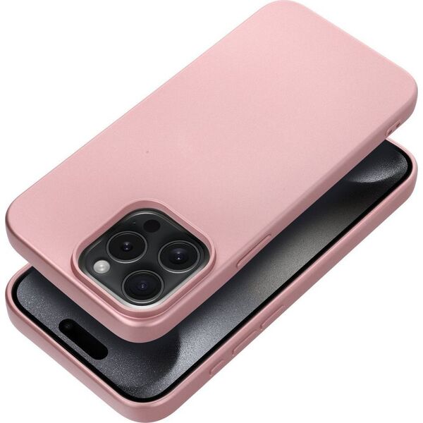 OEM Futerał METALLIC do IPHONE 15 Pro Max różowy 13844369 5903396213298