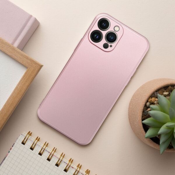 OEM Futerał METALLIC do IPHONE 15 Pro Max różowy 13844369 5903396213298