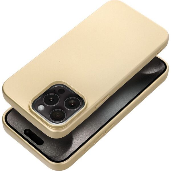 OEM Futerał METALLIC do IPHONE 15 Pro Max złoty 13844370 5903396213304