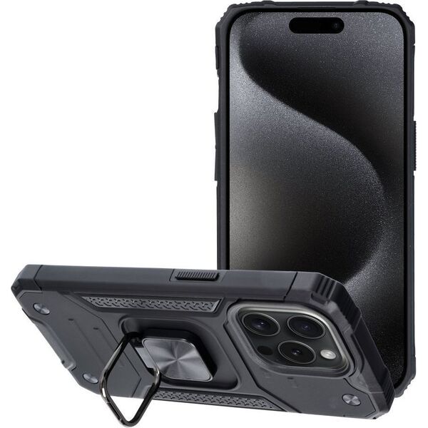 OEM Futerał NITRO do IPHONE 15 Pro czarny 13844373 5903396213359
