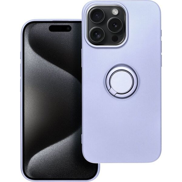 OEM Futerał SILICONE RING do IPHONE 15 Pro Max fioletowy 13844384 5903396214011
