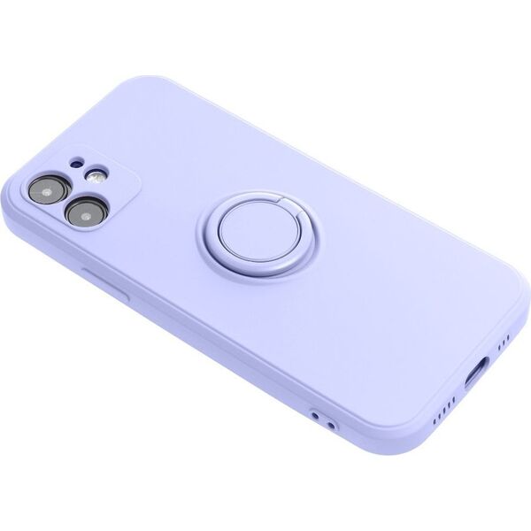 OEM Futerał SILICONE RING do IPHONE 15 Pro Max fioletowy 13844384 5903396214011